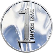 Ryzí přání S VĚNOVÁNÍM - velká stříbrná Medaille 1 Oz